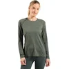 Image de Odlo Crew Essential Seamless T-shirt Met Lange Mouwen Grijs M Vrouw