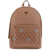 Image de GUESS vrijetijdsrugzak rugzak met laptopvak Milano Backpack Beige / Blue bruine