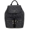 Image de GUESS vrijetijdsrugzak rugzak Manhattan II Flap Backpack Coal Logo donkergrijs