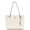 Image de GUESS schoudertas Aldina Noel Tote Bag Cream White crème