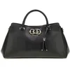 Image de GUESS handtas schoudertas Salinge Luxury Satchel Black zwart
