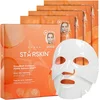 Image de STARSKIN® DeepMelt Gezichtsmasker / Sheetmask Korean Skincare met Collageen PDRN Salmon DNA en Hyaluronzuur Hydraterend Verstevigend 4 Stuks