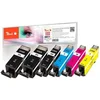 Image de Peach PI100-249 inktcartridge 6 stuk(s) Compatibel Zwart, Cyaan, Magenta, Foto zwart, Geel