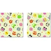 Image de Bee's Wax - Lunchzak Kids Set van 2 Stuks - Bijenwas - Multicolor