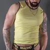 Image de Macho - Erotische Lingerie - T-shirt - Geel - S/m