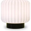 Image de Atelier Pierre Dentelle tafellamp - 15 cm - Basis Zwart - oplaadbaar - dimbaar - indoor/outdoor