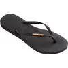 Image de Havaianas Slim Logo Metallic Slippers - Zwart - Goud