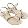 Image de Ipanema Fashion Sandal Dames Slippers - Beige/Gold