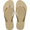 Image de Havaianas Slim Glitter Ii Dames Slippers - Zand - Maat 37/38