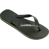 Image de Havaianas Brasil logo Slippers - Groen