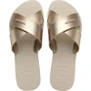 Image de Havaianas HAV. AQUA METALLIC BEIGE Dames Slippers - beige