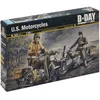 Image de Italeri Modelbouwpakket Motoren - 322 U.S. Motorcycles D-Day Plastic - 1:35 - Modelbouw