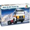 Image de Italeri Modelbouwpakket Militaire voertuigen - 0756 MAN 26.321 Formel Six Truck Plastic - 1:24 - Modelbouw