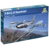 Image de Italeri Modelbouwpakket Militaire voertuigen - 1321 Republic F-84 E/G Thunderjet - Amerikaanse Straaljager Plastic - 1:72 - Modelbouw