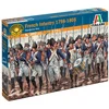 Image de Italeri Modelbouwpakket Militaire voertuigen - 6092 Franse Infanterie 1798-1805 - Napoleontische Oorlogen - Figuren Plastic - 1:72 - Modelbouw