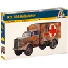Image de Italeri Modelbouwpakket Auto - 7055 Opel Blitz - Kfz. 305 Opel Ambulance Plastic - 1:72 - Modelbouw