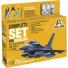Image de Italeri Modelbouwpakket Militaire voertuigen - 72009 F-16 C/D Night Falcon - Complete Set - Starter Kit Plastic - 1:72 - Modelbouw