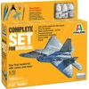 Image de Italeri Modelbouwpakket Vliegtuigen - 72011 F-22 Raptor USA Vliegtuig - Complete Set - Starter Kit Plastic - 1:72 - Modelbouw