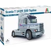 Image de Italeri Modelbouwpakket Auto - 0736 Scania T143M 500 Torpedo Topline 4x2 - Vrachtwagen Plastic - 1:24 - Modelbouw
