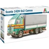 Image de Italeri Modelbouwpakket Auto - 90762 Scania 142H - 6x2 - Canvas - Vrachtwagen met Opbouw Plastic - 1:24 - Modelbouw