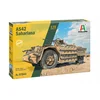 Image de Italeri Modelbouwpakket Militaire voertuigen - 97044 AS 42 Sahariana - Verkenningsvoertuig WWII - Italiaans Militair Voertuig Plastic - 1:72 - Modelbouw
