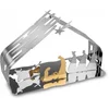 Image de Alessi Kerststal Bark - BM09 - RVS - 10 cm - door Michel Boucquillon & Donia Maaoui