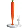 Image de Alessi Bunny & Carrot - Keukenrolhouder - Wit