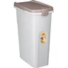 Image de Stefanplast Voerton 40 liter voor circa 15 kg aan hondenvoer Bruin - Wit