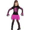 Image de "Verkleedkostuum Skelet roze voor meisjes Halloween  - Kinderkostuums - 128-140"