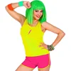 Image de Widmann - Jaren 80 & 90 Kostuum - Sportieve Hotpants Neon Roze Vrouw - Roze - One Size - Carnavalskleding - Verkleedkleding