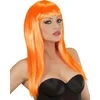 Image de Oranje lang haar pruik