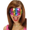Image de Metaalachtig meerkleurig masker - Verkleedmasker