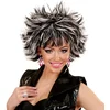 Image de Coupe ravage pruik zwart met wit