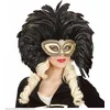 Image de Venetiaans verenmasker zwart