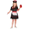 Image de Zombie verpleegster zwart kostuum Evi kinderen