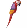 Image de Widmann Opblaas papegaai - 120 cm - rood- vogel - hawaii