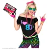 Image de Disco shirt dames 80's neon