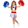 Image de Cheerleader kostuum voor meisjes - Verkleedkleding - Maat 158