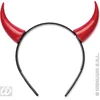 Image de Boland Duivel hoorntjes - rood - PVC - diadeem - haarband - halloween - carnaval