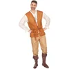 Image de "Middeleeuwse boer kostuum voor heren - Verkleedkleding - Large"