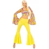 Image de Hippie Kostuum | Funky Lady Seventies Ms Belly Kostuum Vrouw | Large | Carnaval kostuum | Verkleedkleding