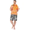 Image de "Hawaïaanse oranje blouse voor mannen - Verkleedkleding - M/L"