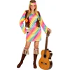 Image de Veelkleurige hippie outfit voor vrouwen - Verkleedkleding - M