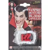 Image de Widmann - Vampier & Dracula Kostuum - Traditioneel Vampiergebit Met 4 Bloedcapsules - Rood, Wit / Beige - Halloween - Verkleedkleding