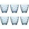 Image de Bormioli Rocco Glazen Flora - Blauw - 260 ml - 6 stuks