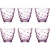 Image de Bormioli Rocco Glazen Flora Roze 260 ml - 6 stuks
