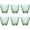 Image de Bormioli Rocco Flora Verde glazen 260 ml - Groen - Set-6
