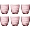 Image de Bormioli Rocco Slot waterglas - 29 cl - Roze - Set-6
