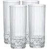 Image de Bormioli Rocco longdrink glazen - 4x - transparant - 400 ml - water/sap/drink glazen