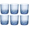 Image de Bormioli Rocco Cocktailglazen / Whiskey Glazen / Waterglazen America 20's - Sapphire Blue - 370 ml - 6 stuks